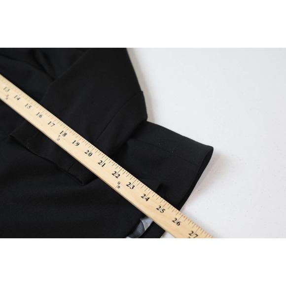 Sandro Vintage 3 Button Blazer XL Black Y2K Clueless - Picture 9 of 11